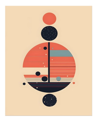 Moderne abstrakte geometrische