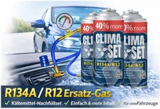 Klima R134A / R12 Ersatzgas AC