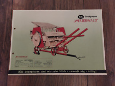 Original Prospekt Ködel & Böhm Strohpresse Köla Westerwald Traktor