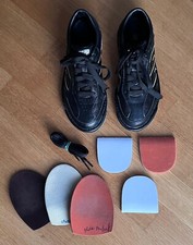 Bowlingschuhe DV8 PRO GR. 37,5 schwarz/silber mit Wechselsohlen * Leder * Unisex