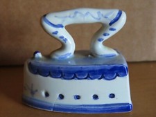 Bügeleisen blau weiß klein