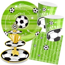 Fussball geschirr deko - -,
