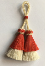 Bunte zweifarbige Tassel Pferdehaar Trensenschmuck kurze Tassel Zaumschmuck