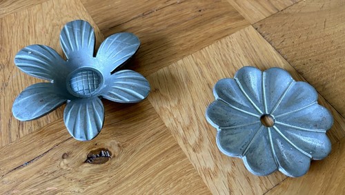 Stück blume ornament eisen - 2,