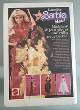 Seltene Vintange, Mattel Barbie Super Star Spielzeug Werbung 70er Jahre 