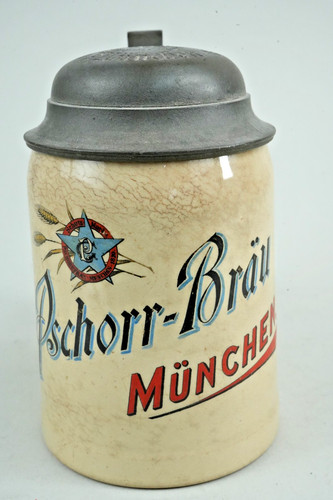 Antiker bierkrug mit - antiker,