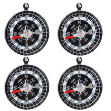 Kompass Taschenkompass Set Mini Marsch Kompass  Gadget Schlüsselanhänger 3,5cm