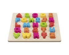 ALPHABETPUZZLE 3D Steckpuzzle ABC Setzpuzzle Holzpuzzle Buchstabenpuzzle NEU