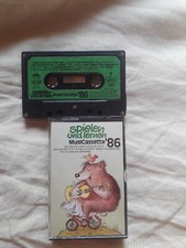 spielen + lernen ´86 MusiCassette  Kassette Velber Kinderlieder geschraubt rar 