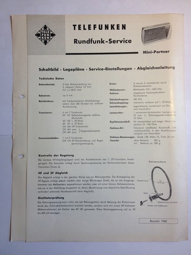 Telefunken rundfunk service - telefunken, rundfunk-service