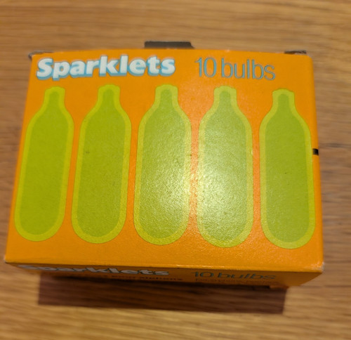 Vintage sparklets soda - 7, x