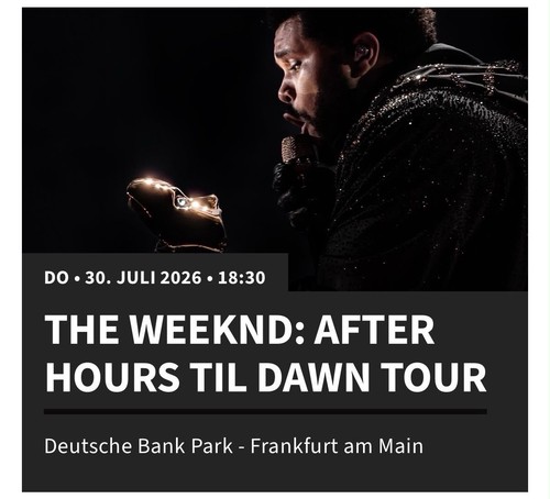 The weekend konzertkarten - the,