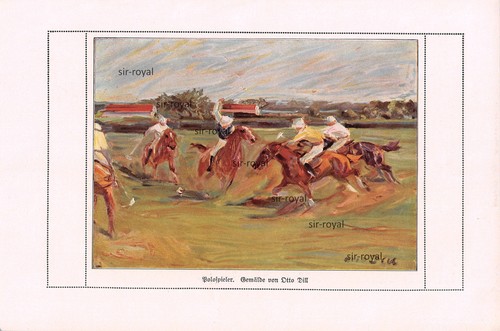 Polospieler otto dill 1922 - polospieler,
