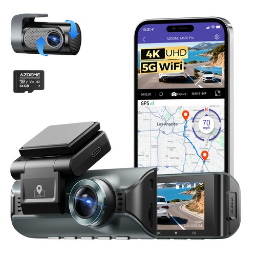 Azdome 2 5k dashcam - 3.19", 4k+2.5k