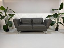Brühl Moule Sofa Leder Grau