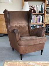 Ohrensessel Strandmon Braun