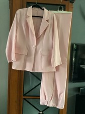 Damen Hosenanzug Rosa 40 NEU