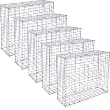 5 Stück Gabionen Steinkorb