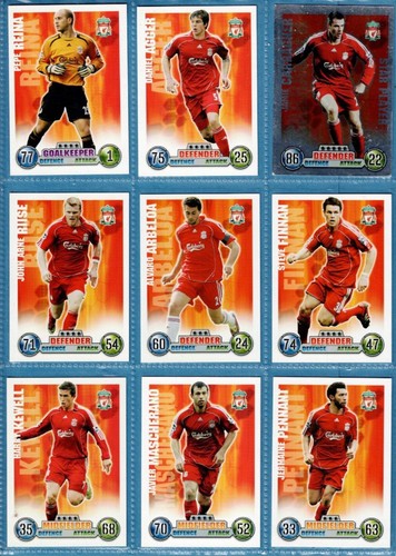 Liverpool match attax - liverpool,