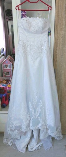 Linie brautkleid trägerlos - a-linie,