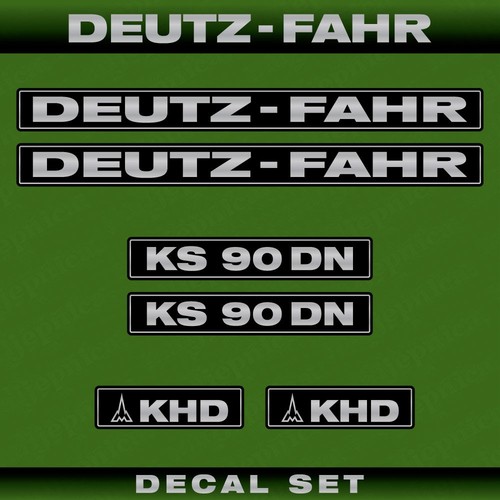Ersatzaufkleber deutz fahr - ersatzaufkleber, deutz-fahr