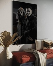 Michael Myers Leinwand Bild Halloween Slasher Düster Horror Ghostface Scream