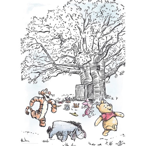Wandbild winnie pooh - wandbild,