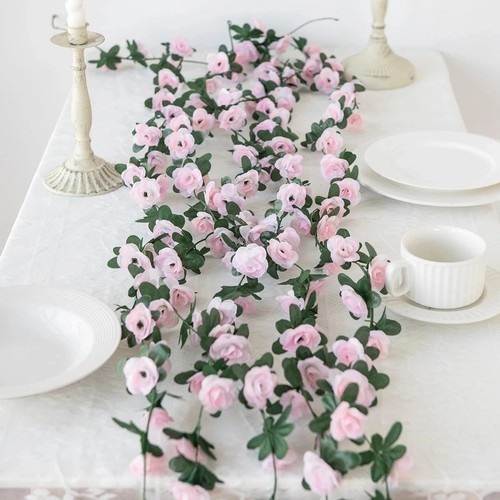 Kunstblume seide rose - 2,5m,