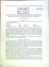 Warum haben die Regenfaktoren