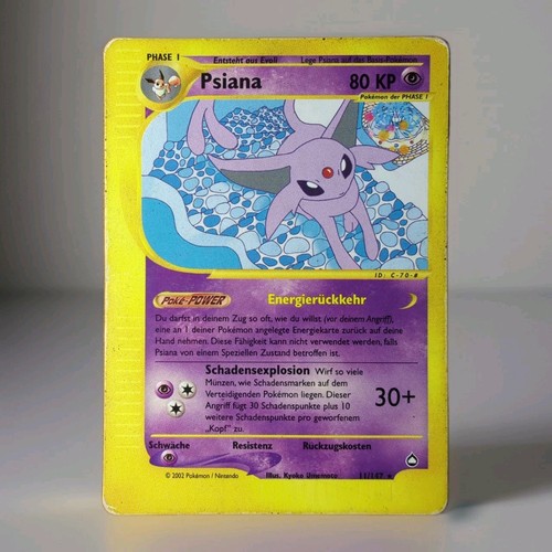 Psiana pokemon karte deutsch - psiana,