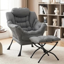 Ohrensessel mit Hocker Lazy