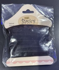 Tilda Samt Band Braun 3 Meter