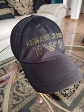 Armani Jeans Trucker Cap Mütze Schwarz EA GA 1981