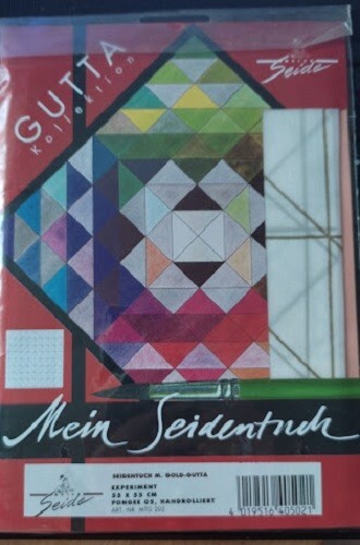 Seidenmalerei seidentuch 55x55 - seidentuch,