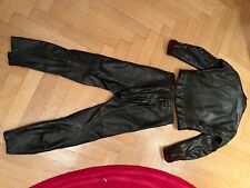 Harro Lederkombi schwarz, gebraucht, Körpergröße 175 cm, schlank