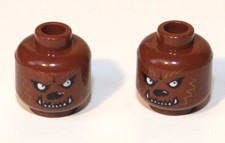 2x LEGO® Kopf mit Werwolf