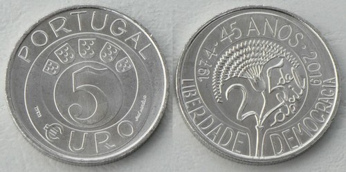 Euro gedenkmünze portugal - 5,