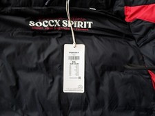 NEU - Soccx Steppweste mit Kapuze im Stehkragen Clear Red Größe XXL = 44 Rot NEU