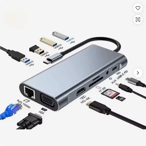 Usb hub 1 - hub, 11-in-1