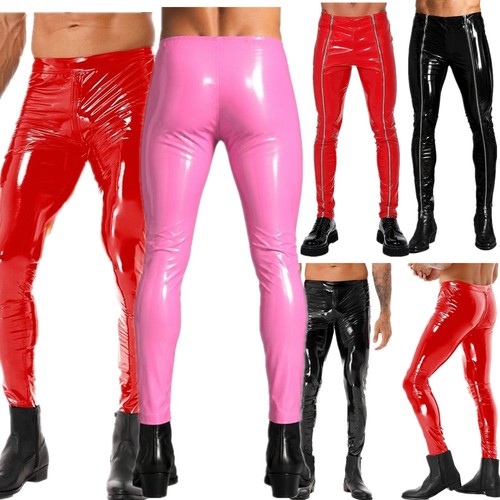 Herren wetlook lederhosen - herren, wetlook-lederhosen