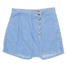 BOLERO Damen Jeans Shorts Blau