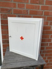 Vintage Blechschrank Verbandsschrank " Rotes Kreuz"  Mauser 60er Jahre Metall