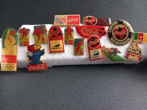 Coca cola pins - coca-cola,