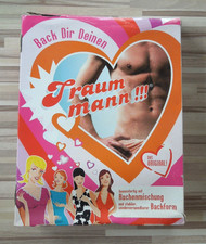 Back Dir Deinen Traummann Backform OVP Original Traum Mann Prinz JGA Frau Gesche