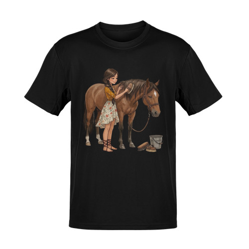 Shirt mädchen mit pferd - mÄdchen,