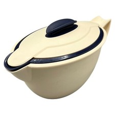 Tupperware Sauciere Thermo Duo Saucen Gießer 550ml 3-Teilig Hält Warm Creme Blau