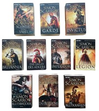 Konvolut Simon Scarrow Bücherpaket Rom Serie 10 historische Romane Zustand gut