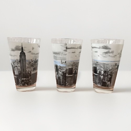 Gläser mit skyline - gläser,