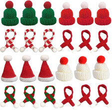 Mini Weihnachtsmützen Schal