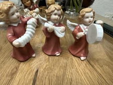 Seltmann Weiden Engel Musiker Set –3 Porzellanfiguren – Weihnachten – Handbemalt